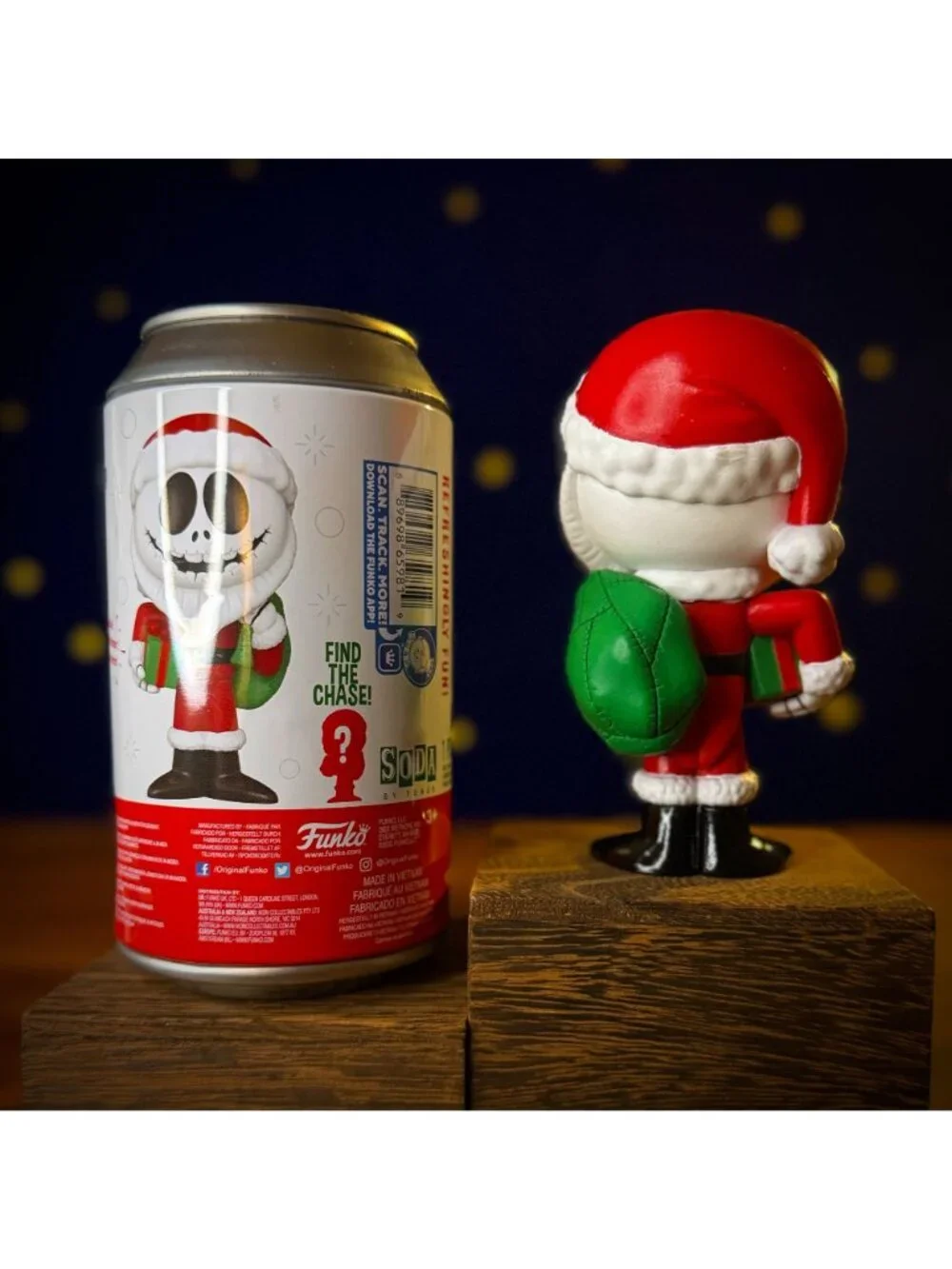Funko Soda Santa Jack Skellington Figure | Nightmare Before Christmas